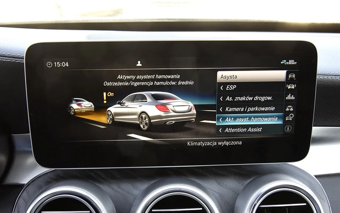 Mercedes-Benz Klasa C cena 126688 przebieg: 110196, rok produkcji 2018 z Nowogród małe 436